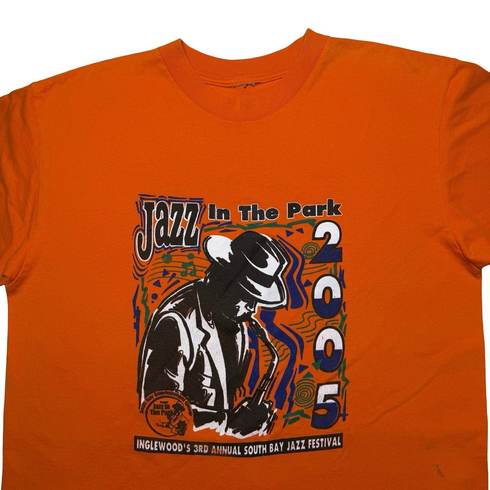 Vintage 2000s Inglewood jazz music festival shirt